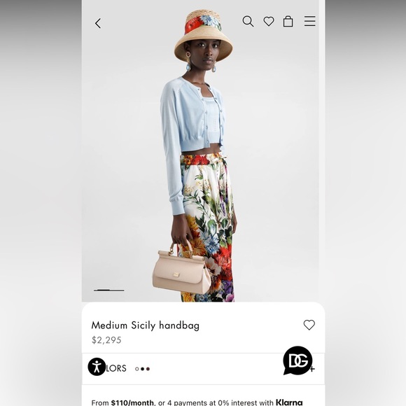 DOLCE GABBANA SICILY HANDBAG BLUSH PINK 💖 - Picture 12 of 12